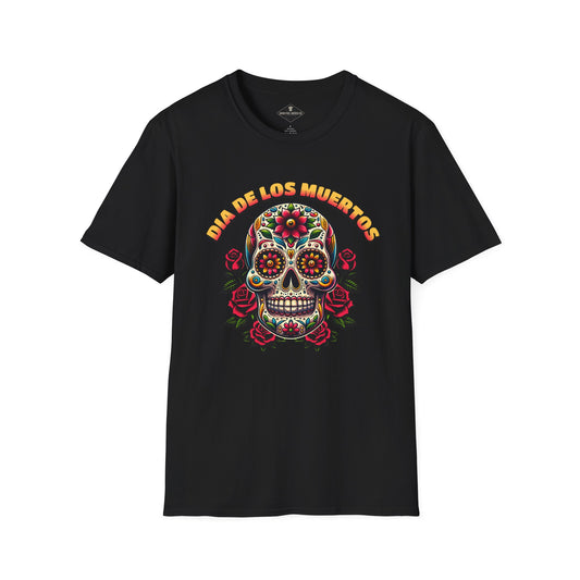 Dia De Los Muertos Black T-Shirt
