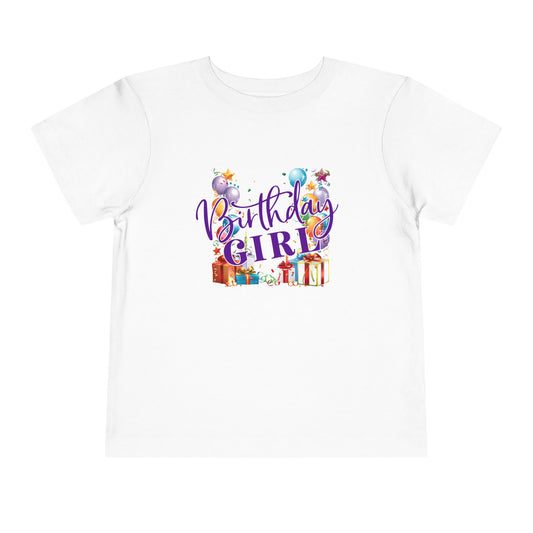 Birthday Girl White Toddler T-Shirt