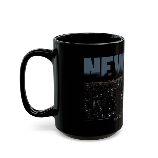 New York City Black Mug