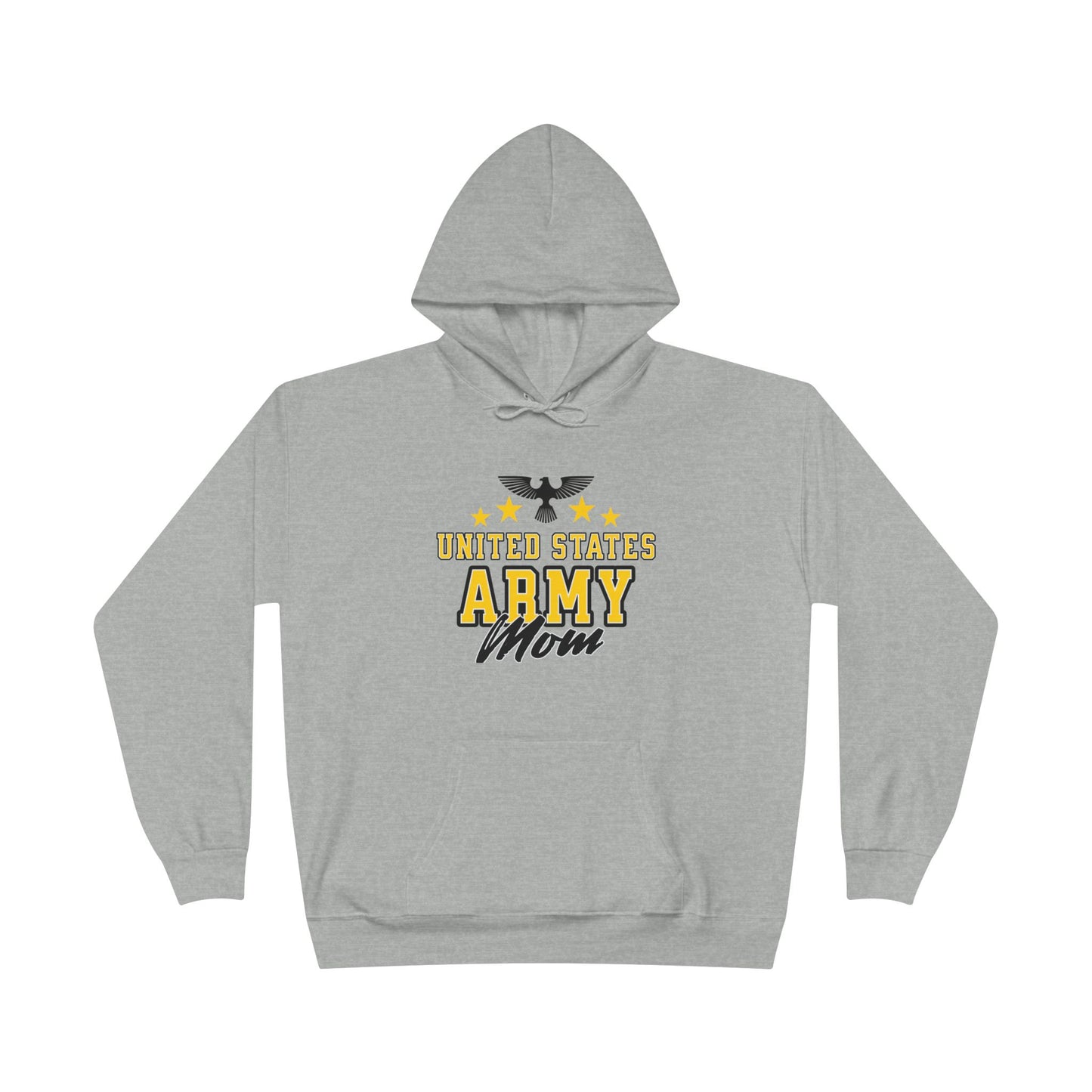 US Army Mom Grey Hoodie