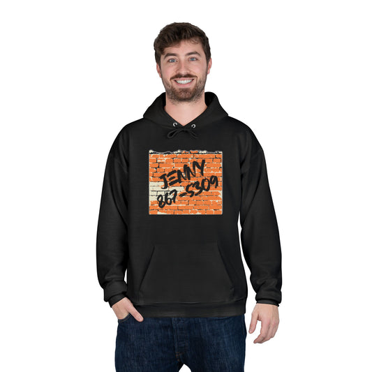 867-5309 Black Hoodie