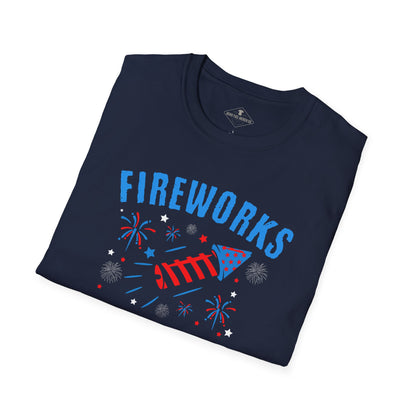 Fireworks Director Navy Blue T-Shirt
