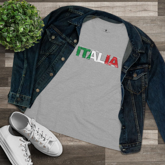 Italia Grey Womens T-Shirt