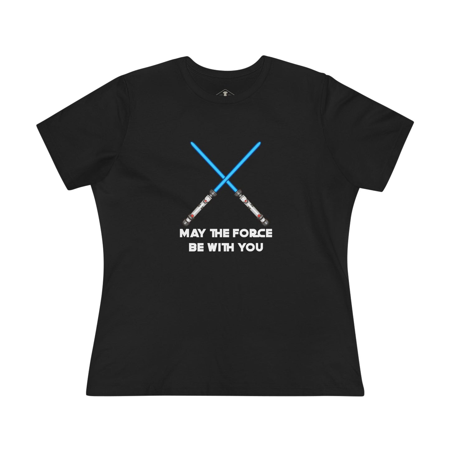 May The Force Be With You Black Womens T-Shirt