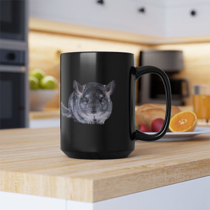 Chinchilla Black Mug