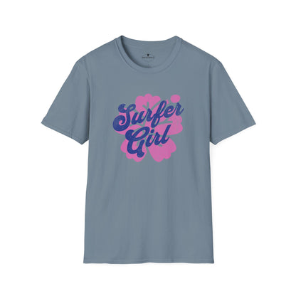 Surfer Girl Slate Blue T-Shirt