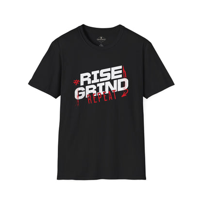 Rise Grind Repeat Black T-Shirt