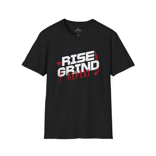 Rise Grind Repeat Black T-Shirt