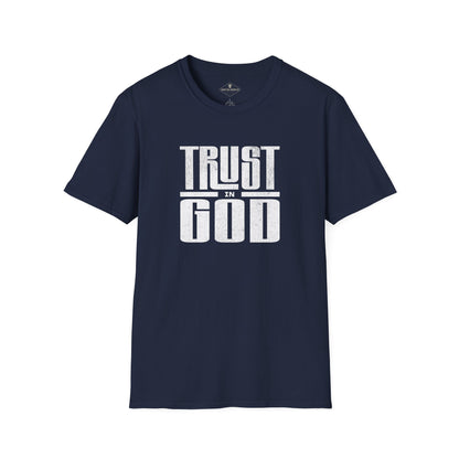 Trust In God Navy Blue T-Shirt