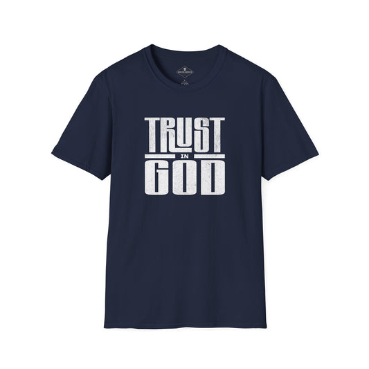 Trust In God Navy Blue T-Shirt