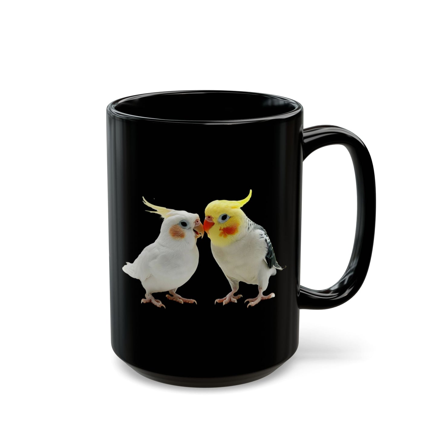 Cockatiels Black Mug