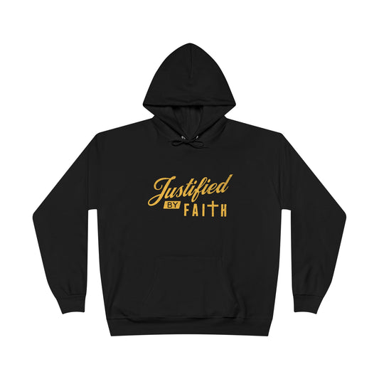 Justified By Faith Black Hoodie