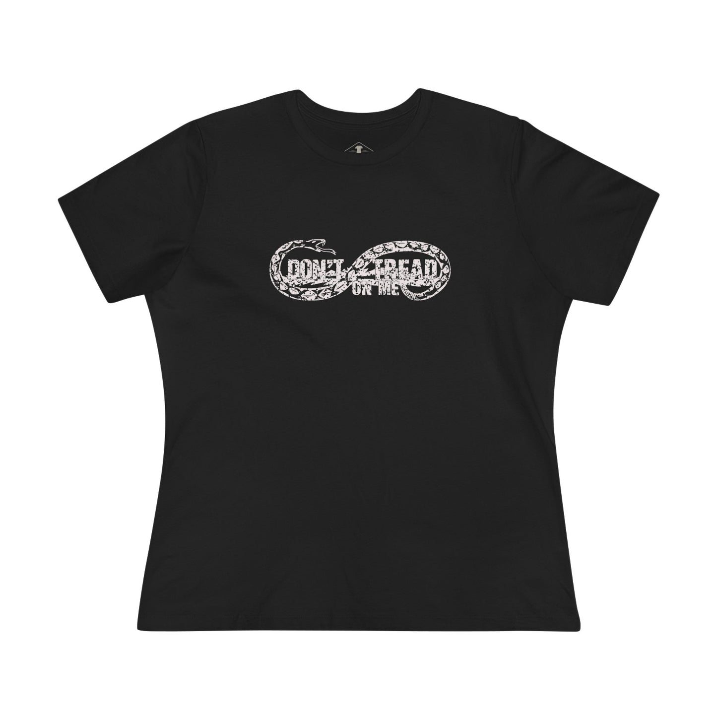 Don't Tread On Me Black Womens T-Shirt