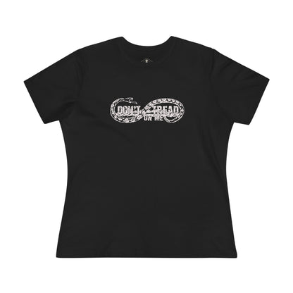 Don't Tread On Me Black Womens T-Shirt