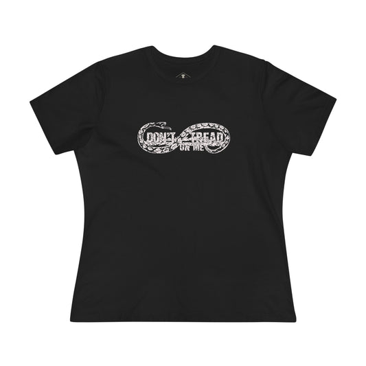 Don't Tread On Me Black Womens T-Shirt