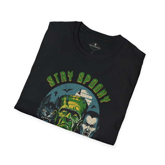 Stay Spooky Halloween Black T-Shirt