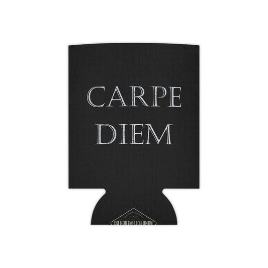 Carpe Diem Black Koozie Can Cooler