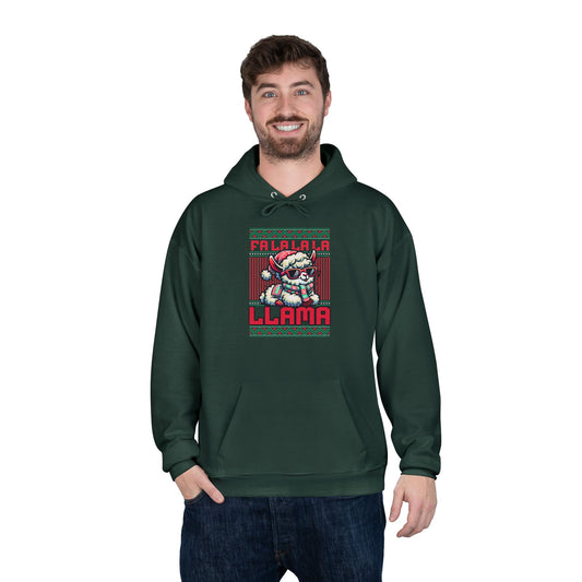Fa La La La Llama Green Hoodie