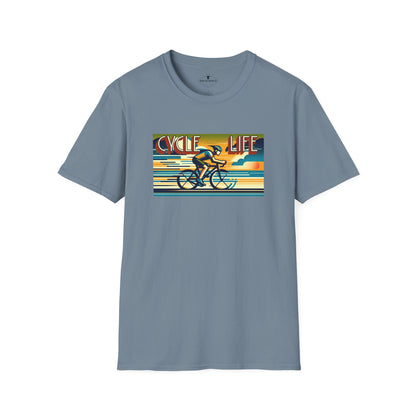 Cycle Life Slate Blue T-Shirt