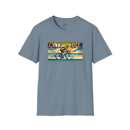 Cycle Life Slate Blue T-Shirt