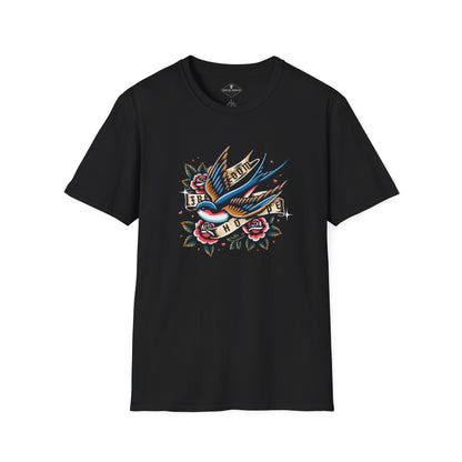 Freedom Hope Sparrow Black T-Shirt
