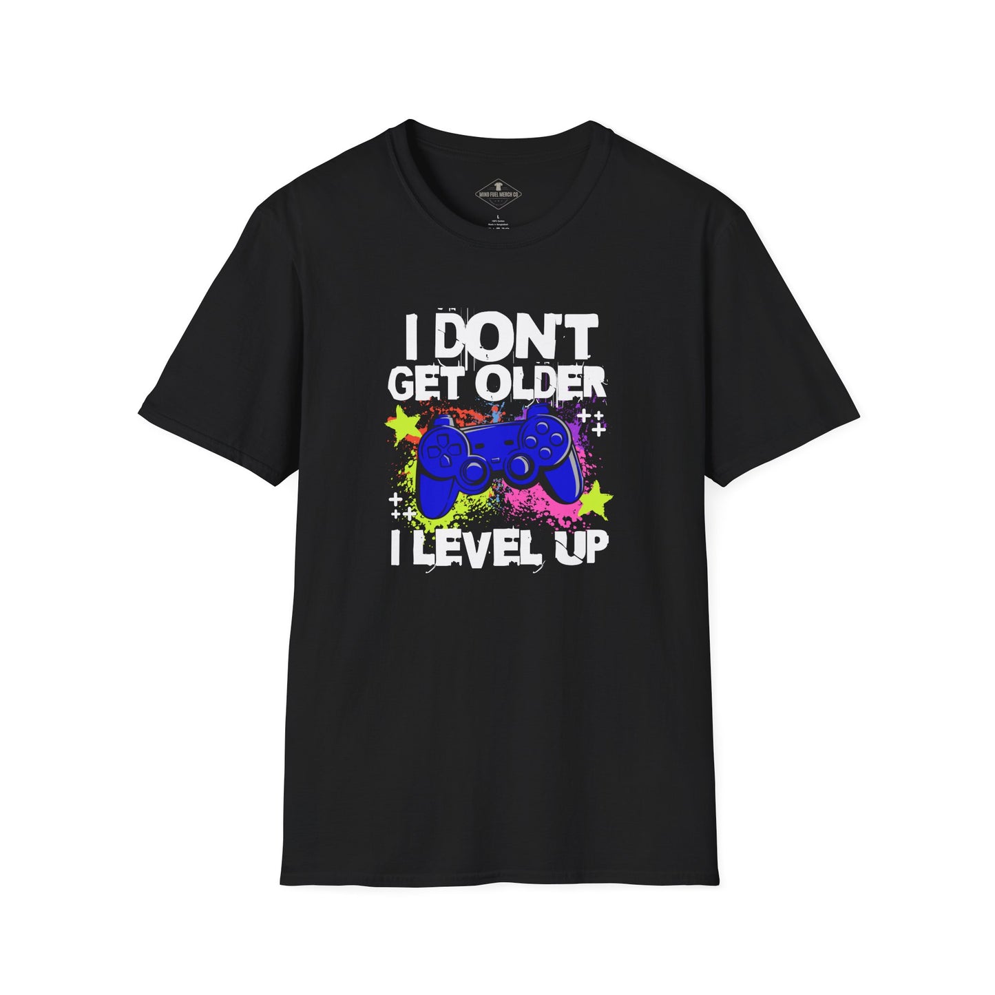 Level Up Black T-Shirt