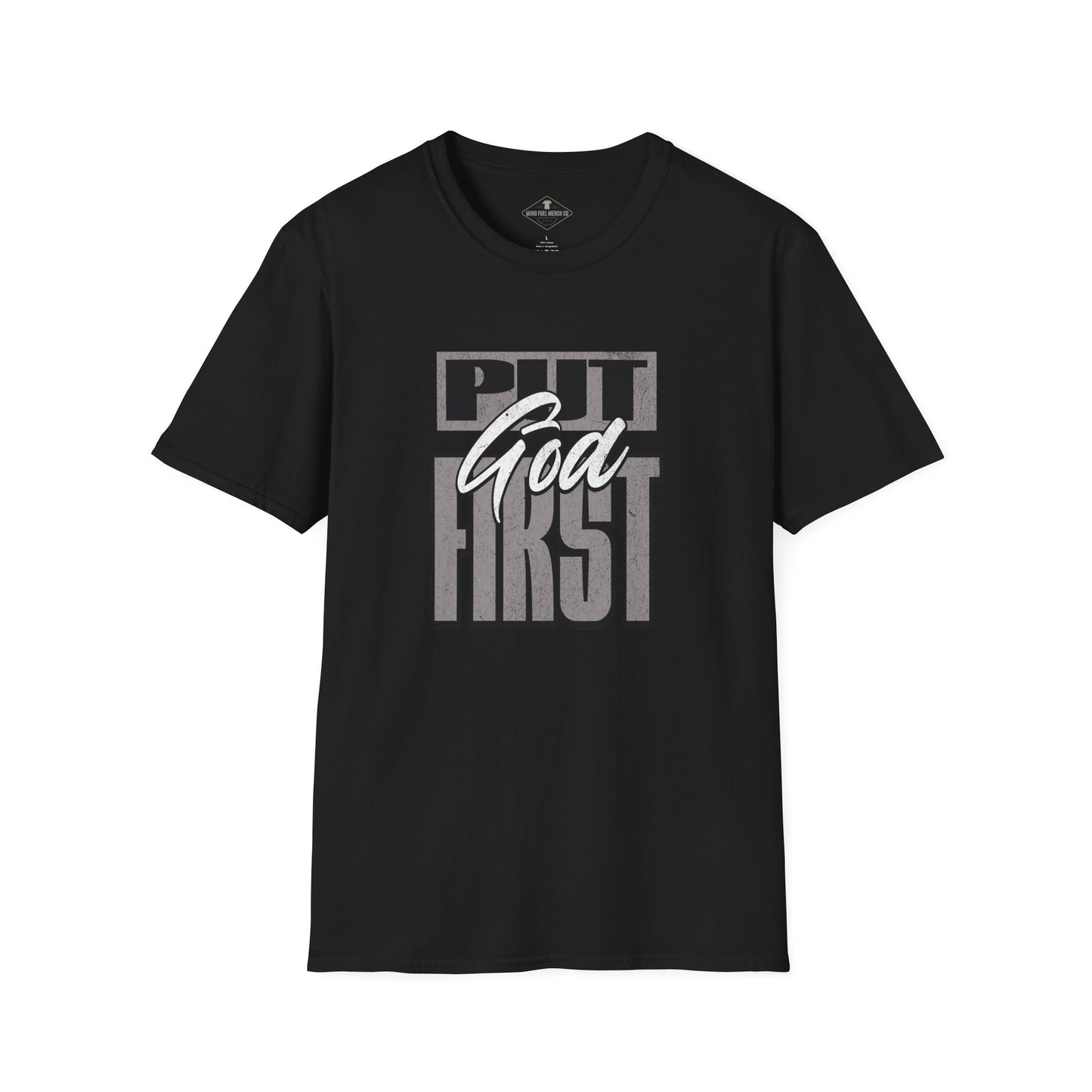 Put God First Black T-Shirt