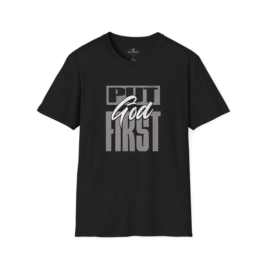 Put God First Black T-Shirt