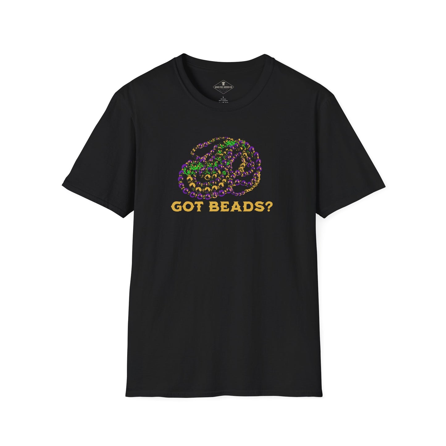 Mardi Gras Got Beads Black T-Shirt