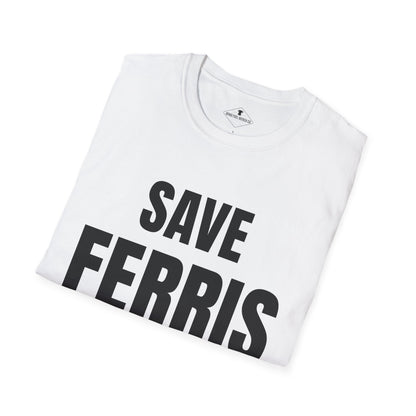 Save Ferris 1980's White T-Shirt