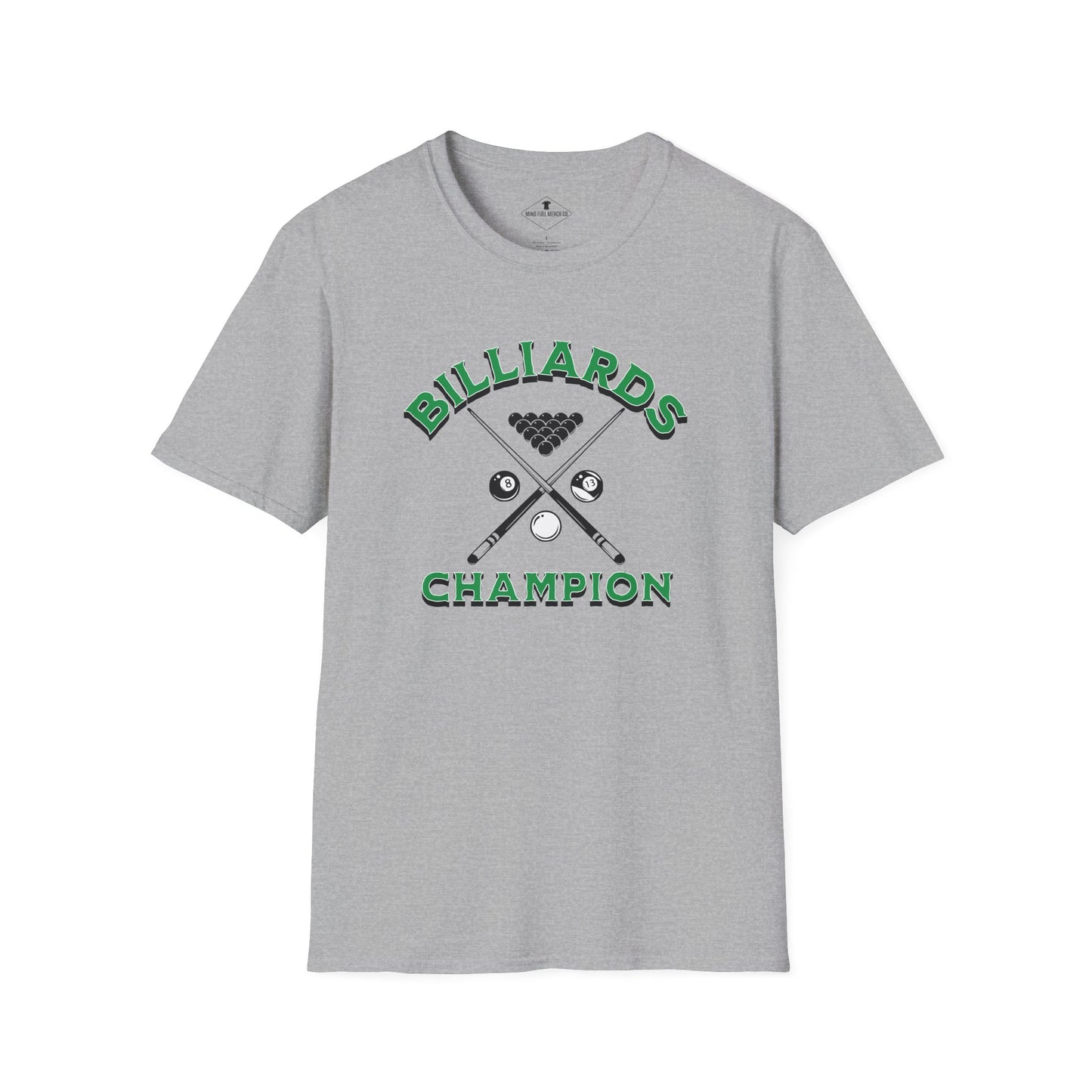Billiards Champion Grey T-Shirt