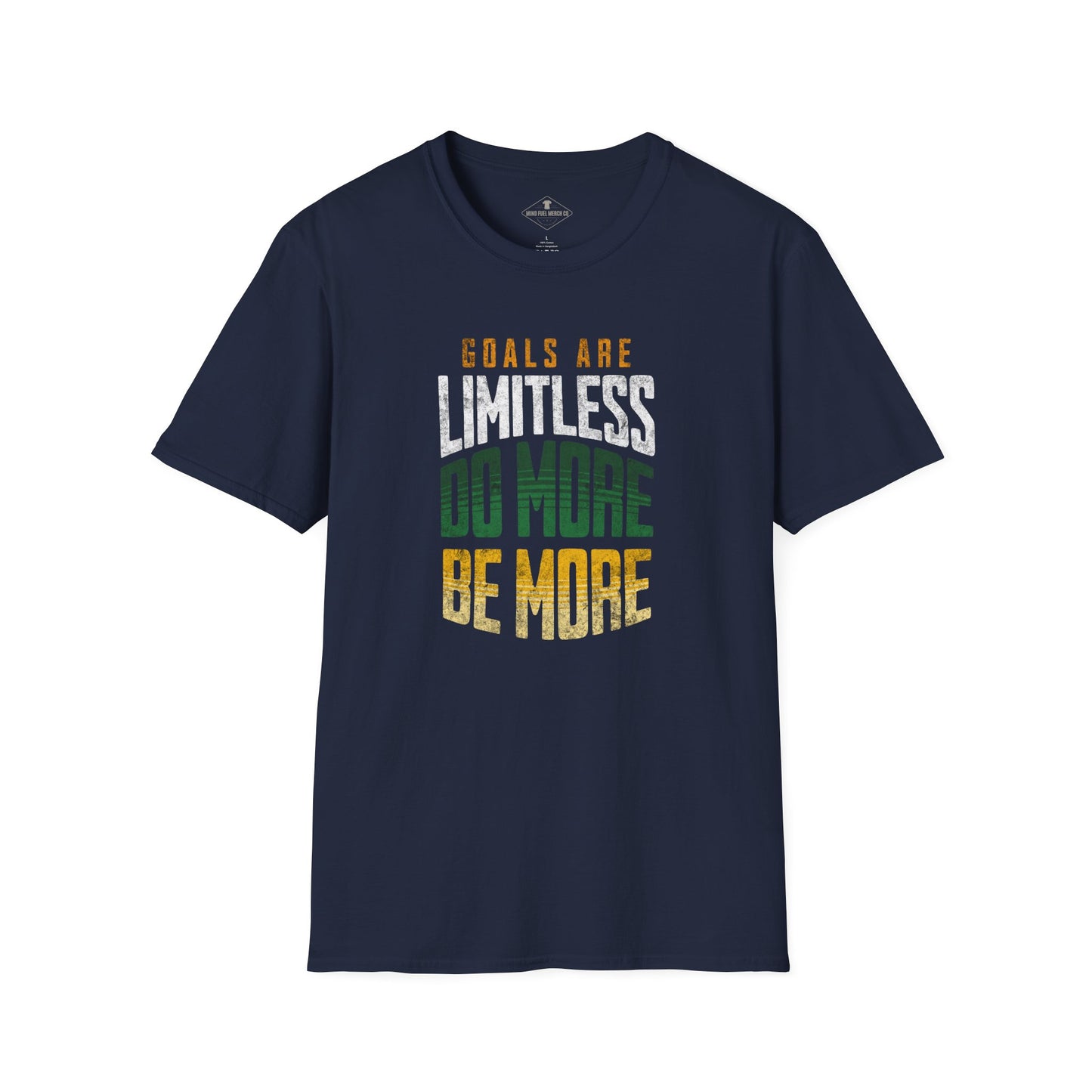 Goals Are Limitless Navy Blue T-Shirt