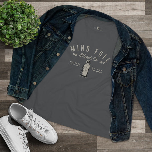 Mind Fuel Merch Charcoal Womens T-Shirt