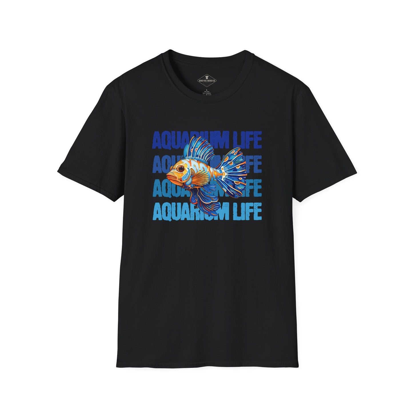 Aquarium Life Black T-Shirt