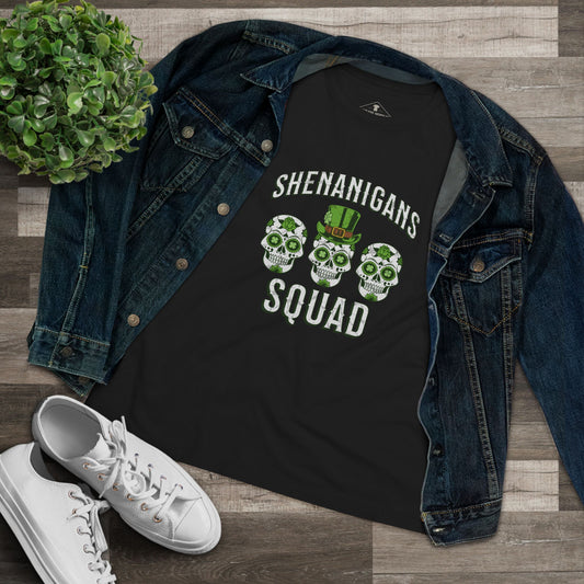 Shenanigans Squad Black Womens T-Shirt