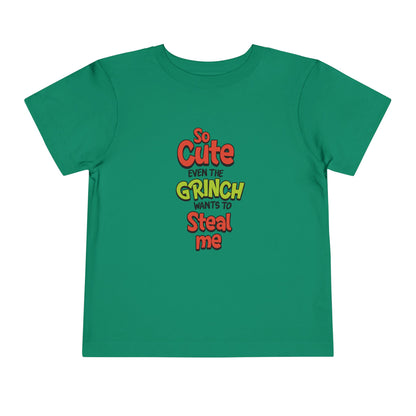 The Grinch Wants To Steal Me Green Toddler T-Shirt