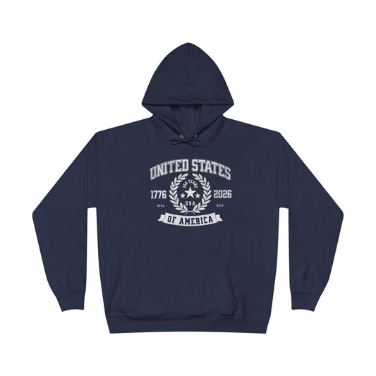 America 250 Athletic Navy Blue Hoodie