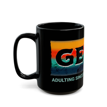 Gen X Black Mug