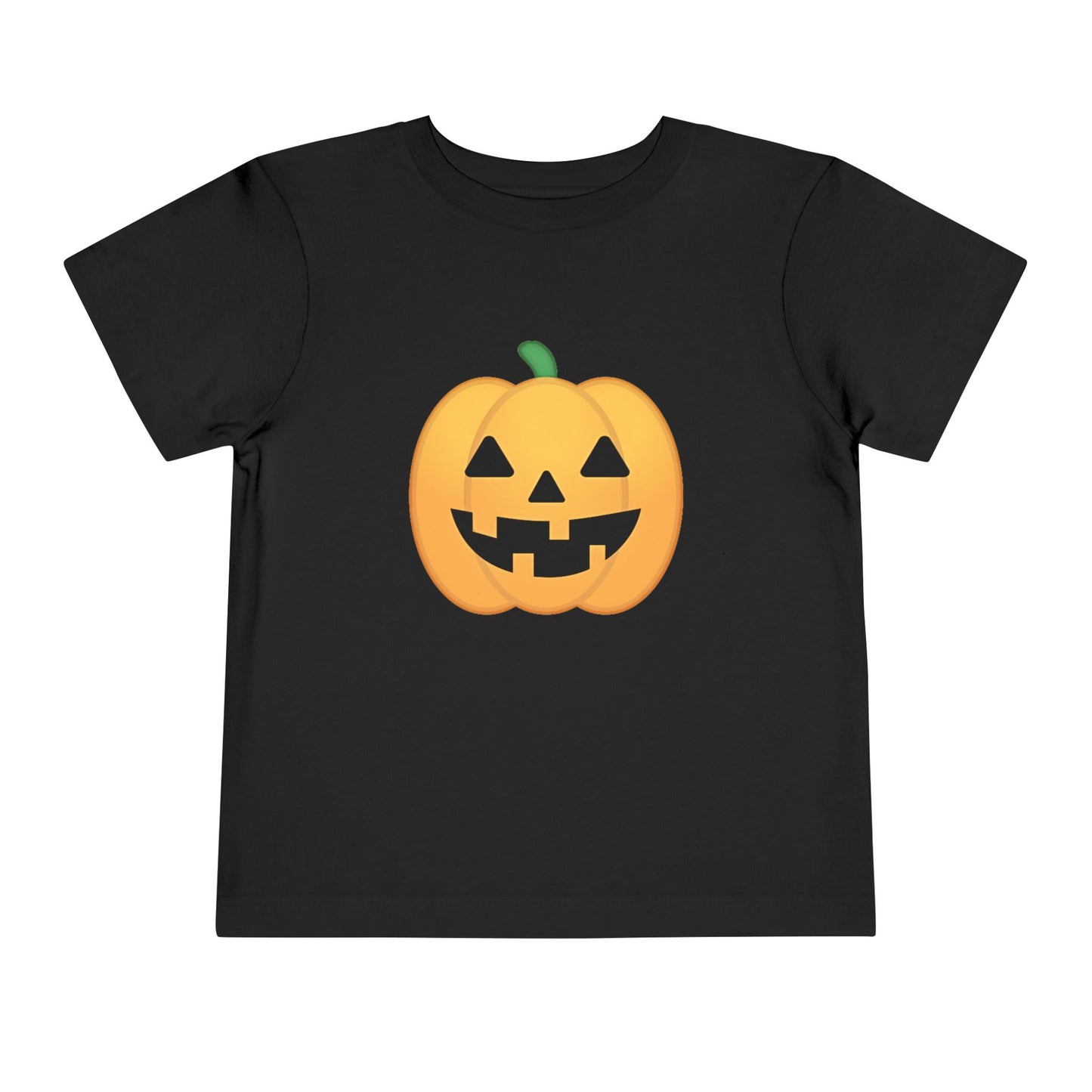 Halloween Pumpkin Black Toddler T-Shirt