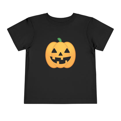 Halloween Pumpkin Black Toddler T-Shirt