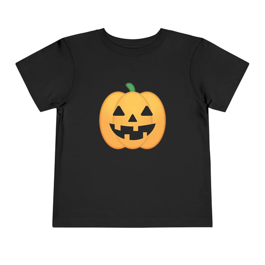 Halloween Pumpkin Black Toddler T-Shirt