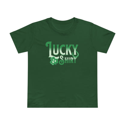Lucky Shirt Green Womens T-Shirt
