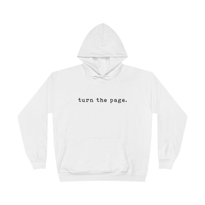 Turn The Page White Hoodie