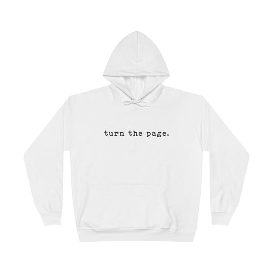 Turn The Page White Hoodie