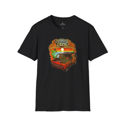 Vintage 1970's Ford Van Black T-Shirt