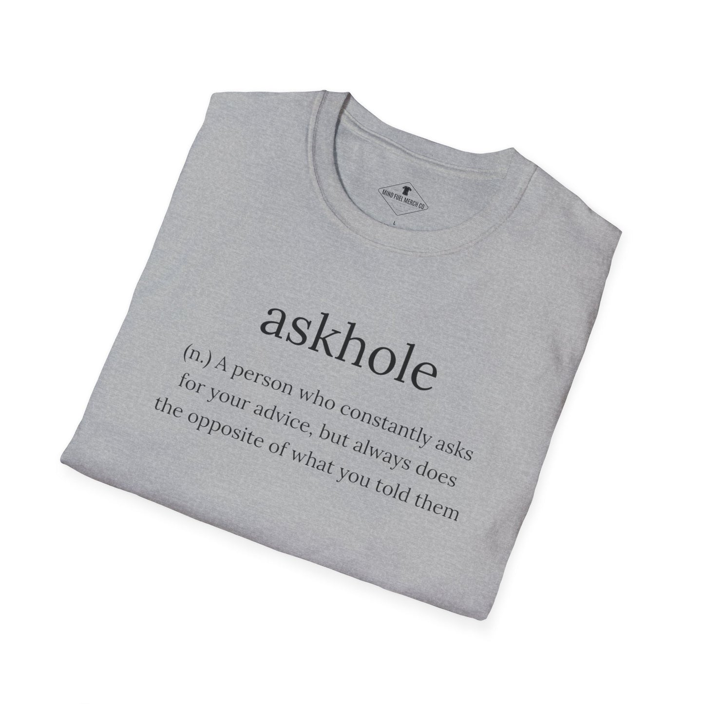 Askhole Grey T-Shirt