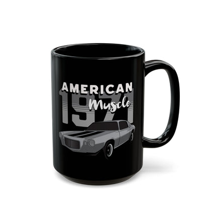 1971 Muscle Car Black Mug