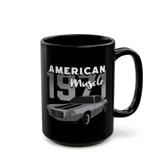 1971 Muscle Car Black Mug