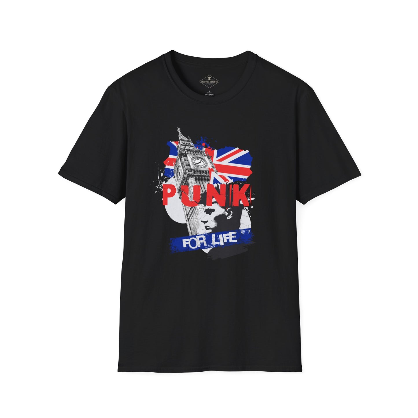Punk For Life Black T-Shirt