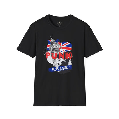 Punk For Life Black T-Shirt
